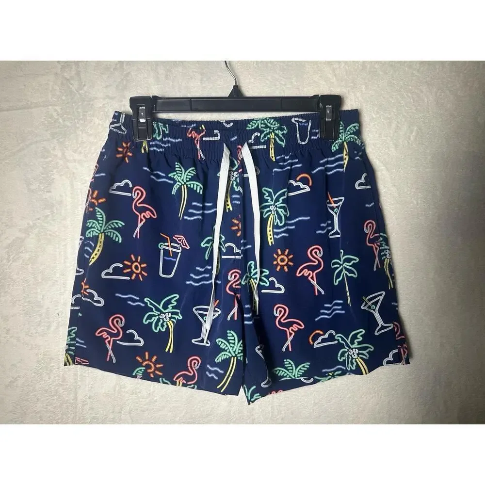 Chubbies “The‎ Neon Lights” S 5.5” Inseam Swim Trunks Size Medium